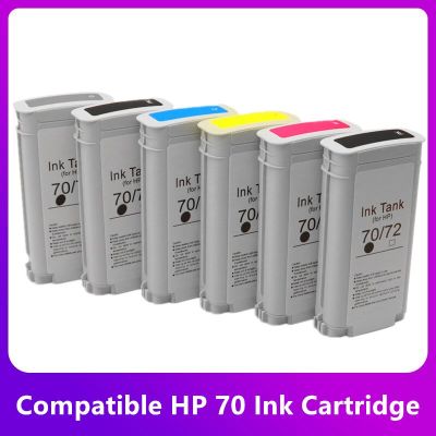 Compatible  HP70 Compatible Ink Cartridge With Full Pigment Ink For HP Designjet Z2100 Z3100 Z3200 Z5200 Z5400  Extra 2%Off Ink Cartridges
