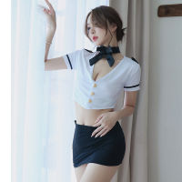 Long Night Sexy Lingerie Lady Sexy Sailor Female Police Stewardess Uniform Role Play Dew Temptation 1271