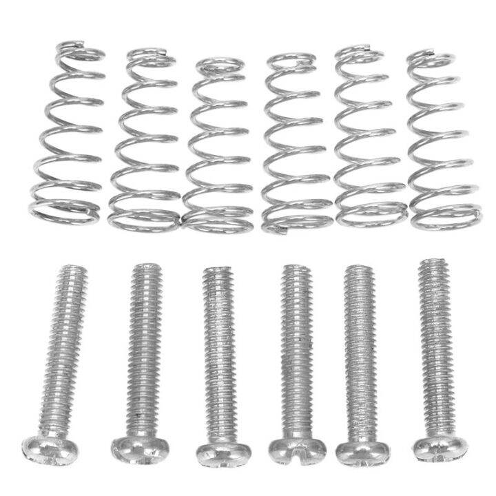 6-pcs-electric-guitar-tremolo-bridge-string-saddles-mount-adjust-conical-spring-and-screws