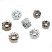 ┋☃ M3 M4 M5 M6 M8 K-type Gear K Lock Nuts Diy Keps Toothed Nuts Polidentate Hex K Nut 304 Stainless Steel / Nickel / Zinc Plated