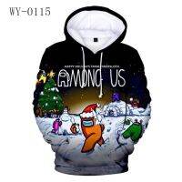 2023ใหม่! เกมในหมู่พวกเรา3D พิมพ์ Hoodie S ผู้ชาย Pullover ฮาราจูกุแขนยาว Sweatersuit ท็อปส์