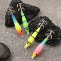 hot！【DT】 4g UV Blowing Tube Fishing Lures Jig Shrimp Bait Bazooka Squid Roll Sea Explosion