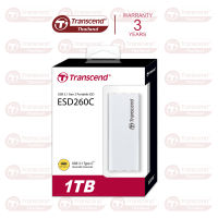 External SSD 1TB : ESD26C : USB 3.1 Gen 2 : Transcend - รับประกัน 3ปี - มีใบกำกับภาษี