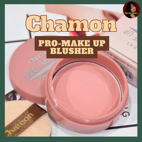 chamon-pro-make-up-blusher-บลัชออนปัดแก้มเนื้อแมท-แก้มดูใสๆ-เป็นธรรมชาติ-ปัดง่ายใช้ได้กับทุกสีผิว