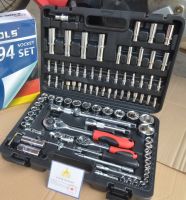 EURO KING TOOLS 94 ชิ้น ชุดประแจบล็อก ชุดบล็อก  ขนาด 1/4" และ 1/2" แท้ 100%