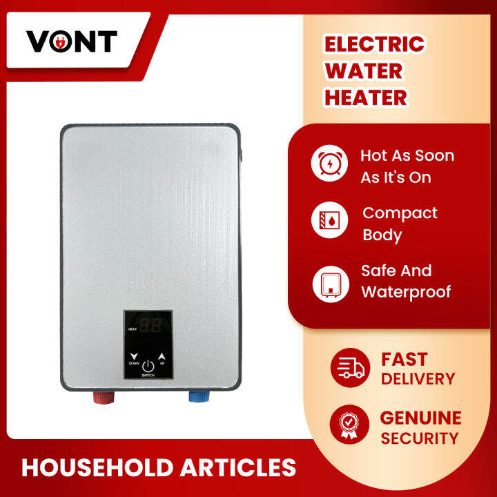 VONT Instantaneous Electric Smart Water Heater Household Inverter