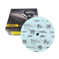 GALAXY Mirka กระดาษทรายขัดด้านความงามของรถยนต์ทรงกลมขนาด6นิ้ว150มม. เฟอร์นิเจอร์งานไม้การขัดเงาฮาร์ดแวร์