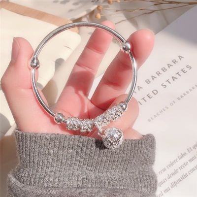 Original S999 fine silver girlfriends bracelet female red adjustable hollow out GongLing sterling girlfriend a gift
