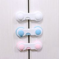 №  Child Safety Plastic Cabinet Lock Baby Protection From Children Safe Locks for Refrigerators Security Drawer Latches