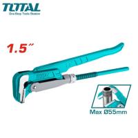 TOTAL กุญแจจับแป๊ปขาคู่ มี ขนาด 1-1/2 นิ้ว รุ่น THT172151 ( Pipe Wrench ) ประแจจับแป๊ป จับแป๊ปขาคู่