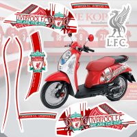 สติ๊กเกอร์ ลาย Liverpool ลิเวอร์พลู สำหรับ Scoopy i 2011