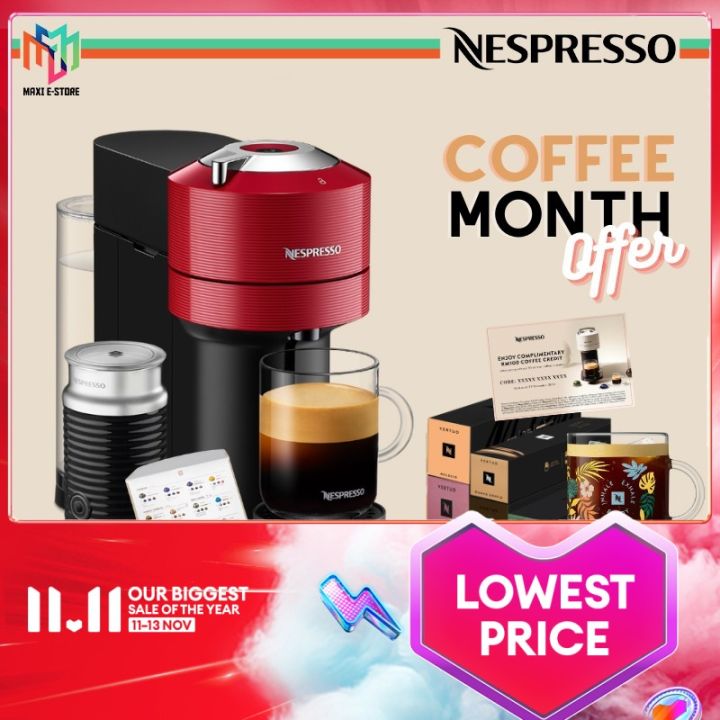 Bundle Set) Nespresso Vertuo Next Coffee and Espresso Machine by ...