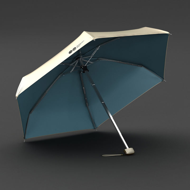 olycat-new-flat-sun-umbrella-anti-uv-titanium-silver-pocket-mini-umbrella-rain-women-travel-cool-down-summer-6-bones
