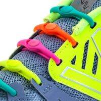 Unisex Tie-Free Silicone Shoelaces Elastic Shoe Laces Special No Tie Shoelace Rubber Zapatillas One Size Fits All Adult &amp; Kids