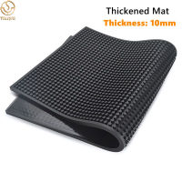 Thicken 1ซม. Anti Slip Bar Mat ยางหลีกเลี่ยงการรั่วไหล Bar Runner แก้วหยด Traly เบียร์เครื่องดื่มรถไฟกาแฟ Barista ทำ Pad