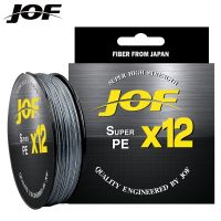 JOF 9/12 Strands 500M 300M 100M PE Braided Fishing Line tresse peche Saltwater Fishing Weave Multifilament 9/12 Threads