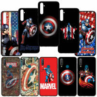 อ่อนนุ่ม ปก เคสโทรศัพท์ E172 FB16 Captain America Shield Marvel logo ซิลิโคน Coque หรับ OPPO A17 A15 A16 A3S A5 A9 A7 A5S A37 Neo 9 A59 F1S A83 A1 A92 A72 A52 F5 F7 F9 A7X A54 A12 A15S A16S A56 A55 F11 Pro A94 4G A95 A39 A57 A53S A17K Phone Casing