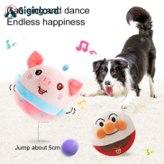 Gigicloud Pet Dog Electronic Ball Toy Bouncing Jump Balls Removable