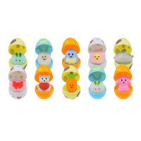 ❇❀ 12pcs Eggs Model with Toys Inside Random Boxes Rewards Colorful Egg Toys Eggs Ornament for Child Kids Gifts for Easter Party