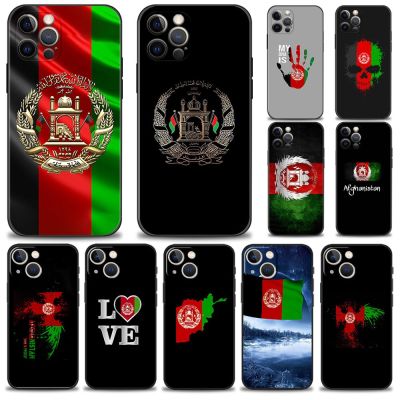 [สินค้าใหม่ในสต็อก] อัฟกานิสถานธงสำหรับ Apple iPhone XR 11 13 Pro Max 8 Plus 12 14 XS X 7 SE2 6S 5 SE2022 Mini 5 S 6กรณี Coque
