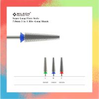 【FCL】۞  Super Flute Serie7.0mm 5 1 Bits -Long Shank-Nail drill bits Remove gel carbide Manicure tool accessories Hot