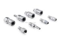 [HOT QAA,JXHKLWW 121] 8Pcs 1/4 Quot; Pneumatic Air Compressor Hose Quick Coupler Plug Socket Connector Set Pipe