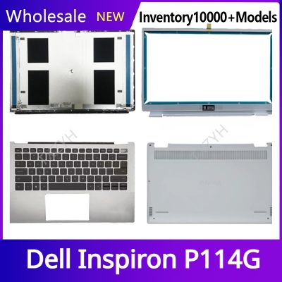 New Original For Dell Inspiron P114G Laptop LCD back cover Front Bezel Hinges Palmrest Bottom Case A B C D Shell Plastic