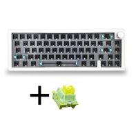 GMK67 Customization Mechanical Keyboard+Lime Mute Switch Kit Support Hot-Swappable RGB Backlight Mechanical Keyboard