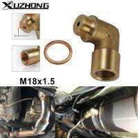 M18 x 1.5 Brass Fitting Universal Connector Plug Kit Exhaust 90 Degree O2 Oxygen Sensor Spacer Extender Tools P0420 P0430  Oxygen Sensor Removers