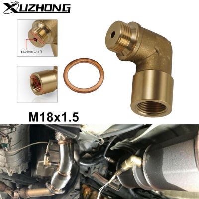 M18 x 1.5 Brass Fitting Universal Connector Plug Kit Exhaust 90 Degree O2 Oxygen Sensor Spacer Extender Tools&nbsp;P0420 P0430&nbsp; Oxygen Sensor Removers