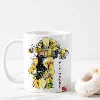 JOJO JoJos Bizarre Adventure Ceramic 11 Oz White Coffee Mug