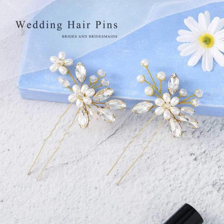 korean-version-of-elegant-crystal-pearl-u-shaped-hairpin-fashion-simple-bride-crystal-handmade-headdress