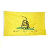 superonezxz 90X150cm dont tread on me Tea Party Rattle Snake gadsden flag Durable polyester printing flag hanging banners