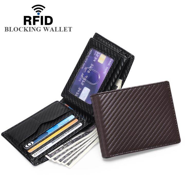 layor-wallet-dienqi-rfid-กระเป๋าสตางค์ขนาดเล็กคาร์บอนไฟเบอร์-กระเป๋าคลัทช์สีดำบางเฉียบกระเป๋ากระเป๋าใส่เงินกระเป๋าสตางค์หนังผู้ชายขนาดเล็ก