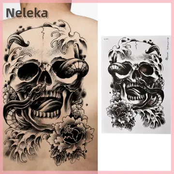 Mua Hình xăm Tattoo Halloween kích thước 20cm x 14cm - Mẫu 1 tại M&Ntoys |  Tiki