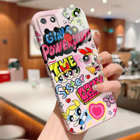 เคสใส่โทรศัพท์สำหรับ Realme C25 C25S Realme C55 C33 Narzo 20 Narzo 30A รวมทุกอย่างกรณีโทรศัพท์ฟิล์มสาวๆการ์ตูนบัตเตอร์คัพการออกแบบฟองเปลือกแข็งคลุมทั้งหมดเคสป้องกันทนแรงกระแทกกล้อง