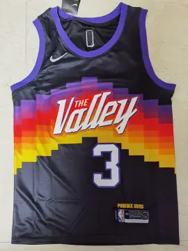 Custom Phoenix Suns Black City Edition The Valley 2020-21 Jersey 