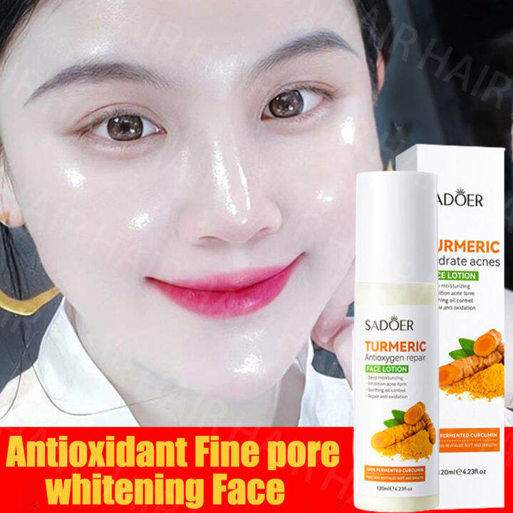 Turmeric Antioxidant Repair Face Lotion120ML Melasma Cream Whitening Cream original for face