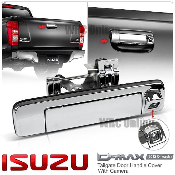 Isuzu D-Max 2012-2015 Chrome Tailgate Rear Door Handle Cover W