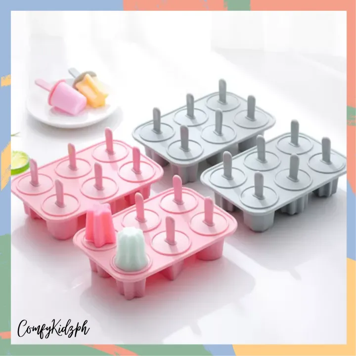 ComfyKidzph Shaped Popsicle Molders for Teething Babies Frozen delights silicone materials