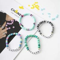 Alphabet Beads For Bracelets Making Clay Beads For Bracelets Making With Smiley Faces Bohemian Beads Necklaces For Women