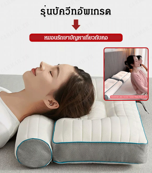 carmar-หมอนหลับที่ช่วยป้องกันการเจ็บคอ-ช่วยให้คุณหลับสบายและผ่อนคลายตลอดคืน