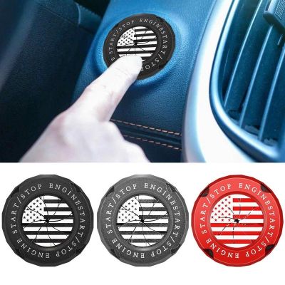 dfthrghd Push Start Stop Button Cover Rotary Engine Push Start Button Cover Reusable Design Auto Styling Car Decoration Accessories
