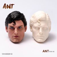 【CW】Unpaint/Pain1/6 Scale Super Head Sculpt Classic Christopher Male Head Reeve Carving Model Fit 12" Action Figure Body In Stock US