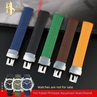 Special Curved Silicone Strap For Patek Philippe 5164 5176 5168 5968 Rubber Watch Band 21MM Butterfly Clasp Waterproof Men