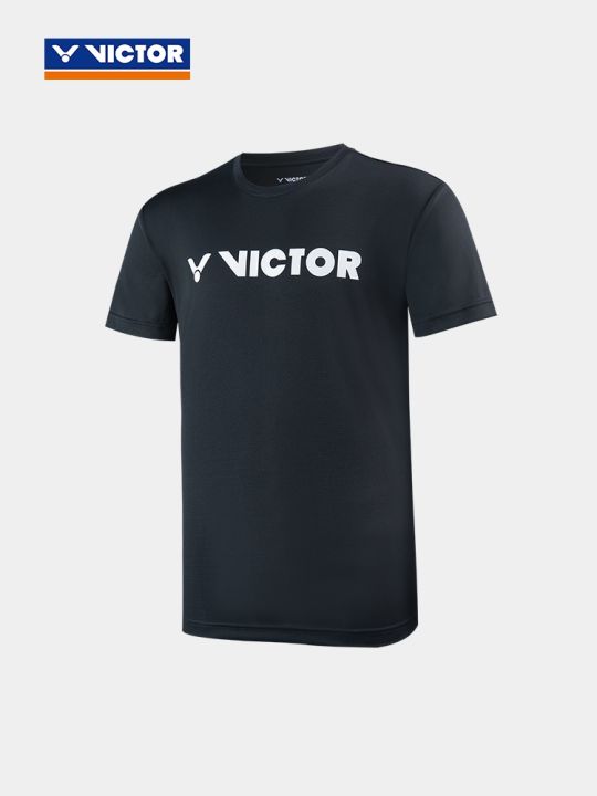 คอส-ชุดฝึกอบรมการซื้อกลุ่มผู้ชนะ-เสื้อผ้าแบดมินตัน-victor-เสื้อยืดถักคู่-t-20028t-21028