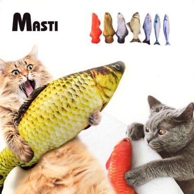【Candy style】 MASTI ส่งจากไทย!! หญ้าชนิดหนึ่งแมวของเล่นปลาจำลองแมววังฟาร์ม Mutianli แซวแมวติดด้วยตนเองเฮ้ต่อต้านสิ่งประดิษฐ์ที่น่าเบื่อLI0156