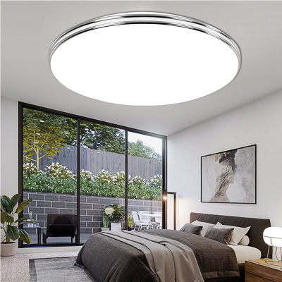 AC 220V 12 18 24 36 72W Modern Led Ultra-thin Ceiling Lights For Living Room Bedroom Round Ceiling Lamp Fixtures Cool White