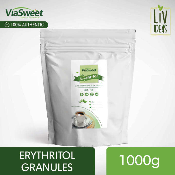 ViaSweet Stevia Erythritol Blend Granules 1kg / 1000g (Keto Diet