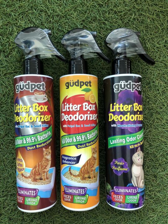 GUDPET CAT LITTER BOX DEODORIZER SPRAY 250G FOR CAT LITTERS Lazada